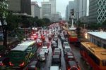 Macet Akibat Banjir Di Kawasan Thamrin
