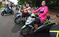 Difabel Motorcycle Community merupakan komunitas motor roda tiga dikarenakan pesertanya memeiliki cacat fisik.