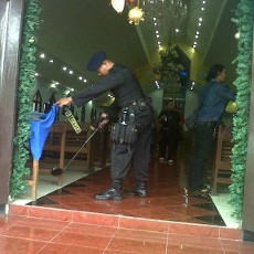 Gereja di Wilayah Hukum Polres Tanjung Perak Mulai Disterilisasi