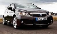 Lexus CT 200h. CT 200h merupakan kendaraan hybrid Lexus yang diperkenalkan pertama kali di Eropa pada 2011 lalu. Awalnya butuh kekuatan khusus untuk kendaraan hatchback kompak masuk dalam pasar Eropa, tapi meski baru diluncurkan tahun lalu kini CT 200h berhasil menjadi kontributor utama penjualan Lexus secara global. Buktinya sampai dengan November tahun ini sudah terjual 122.000 unit. (dok Lexus)