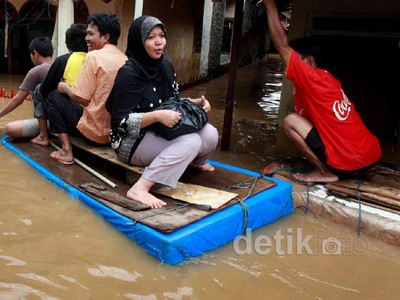 Ciliwung Meluap, Kramat Jati Banjir
