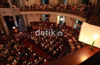 Suasana mina Natal di Gereja Immanuel, Gambir.