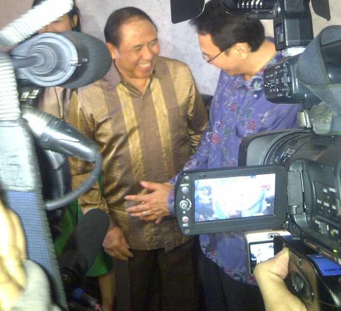 Eks Wagub DKI Prijanto Datang ke Open House di Rumah Ahok