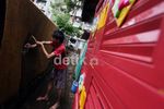 Banjir Surut, Warga Bersih-bersih Rumah