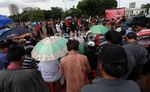 Jamaat GKI Yasmin Misa Natal di Depan Istana