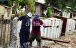 Pemasangan Turap Untuk Antisipasi Banjir
