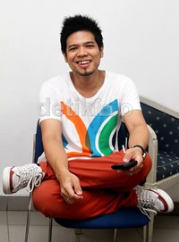 Baim saat ditemui di acara DahSyat di RCTI, Jakarta Barat, Jumat (28/12/2012). Gusmun/detikHOT.