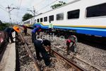 Perawatan Rel KA di Jatinegara