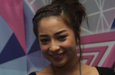 Nikita Willy Tahun Baruan di Lokasi Syuting