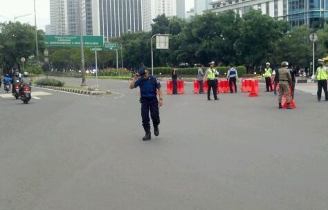 Persiapan Jakarta Night Festival, Jalan Sudirman Ditutup