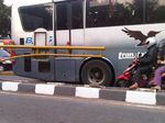 Motor Balik Arah di Busway