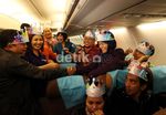 Perayaan Tahun Baru di Dalam Pesawat Garuda