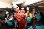 Perayaan Tahun Baru di Dalam Pesawat Garuda