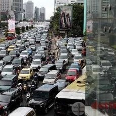 Lalin di Jakarta Mulai Padat di Hari Pertama Usai Libur Tahun Baru