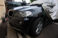 Mobil yang menabrak Luxio dan menyebabkan 2 korban tewas tersebut rusak ringan. Agung Pambudhy/detikFoto.