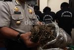 Polisi Sita 40 Kg Ganja dan 15 Gram Sabu