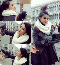 #venezia #venice #italy, tulis Shireen di akun Instagramnya, @shireensungkar. (Instagram)