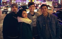 Mereka pun sempat bertemu dengan Vidi Aldiano di Paris, Prancis. (Instagram)
