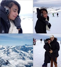 Kemesraan Shireen dan Wisnu. (Instagram)