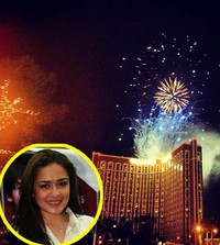 Serunya Yasmine Wildblood merayakan tahun baru di Las Vegas, Nevada! (Instagram)