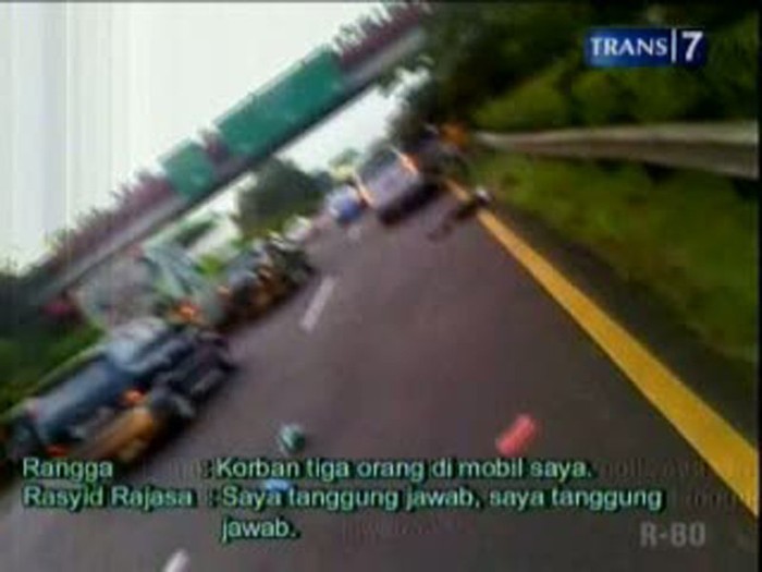 Kesaksian Rangga, Saksi Mata Kecelakaan