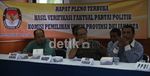 3 Parpol Baru Lolos Verifikasi Faktual KPUD DKI