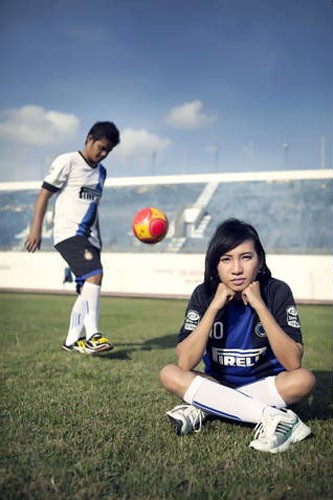 Fitria Fajar Suci & Galih Gita Asmara Korean Drama & Footbal (dok. wolipop)