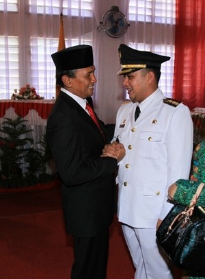 Putra Bupati Paluta Dilantik Jadi Walikota Padangsidimpuan