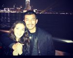 Kemesraan Rio Dewanto & Atiqah Hasiholan di Hong Kong