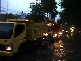 Banjir, Jalur Bojonegoro-Babat Lumpuh