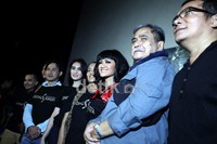Para pendukung film 'Gending Sriwijaya' menggelar jumpa pers di Jakarta, Sabtu (4/13).