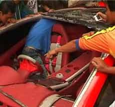 Polisi Kawal Ferrari Dahlan Iskan yang Tabrak Tebing