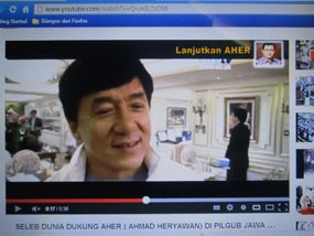 Wow! Jackie Chan Hingga Cristiano Ronaldo Dukung Heryawan