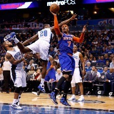 Melo 40 Poin, Knicks Atasi Magic