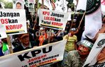 Parpol Tak Lolos Seleksi, Pendukung Demo KPU