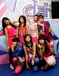 Cerianya para personel Super Girlies. Gusmun/detikHOT.