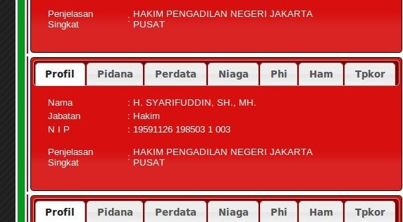 Dipecat karena Suap, Nama Syarifuddin Masih Ada di Website PN Jakpus
