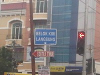 Lokasi di perempatan McD Duren Sawit, Jakarta Timur arah dari Cipinang ke Pondok Kopi. (foto Eric Samantha)