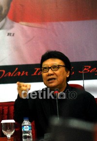 Menurut Tjahjo, HUT ke-40 PDIP digelar pada 10 Januari 2013 mendatang. Ramses/detikFoto.