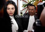 Sidang Perdana, Hidung Nikita Mirzani Diplester