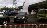 Terendam Banjir, Tol Merak Padat Merayap