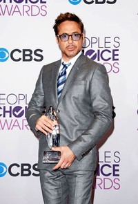 Robert Downey Jr. terpilih memenangkan Favorite Movie Actor dan Favorite Movie Superhero. Jason Merritt/Getty Images.
