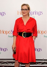 Meryl Streep meraih penghargaan Favorite Movie Icon. Larry Busacca/Getty Images.