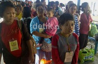 Setiba di Tanjungpinang, para TKI ditempatkan di penampungan TKI di Tanjungpinang.