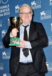 Philip Seymour Hoffman dinominasikan sebagai Aktor Pendukung Terbaik lewat perannya di 'The Master'. Gareth Cattermole/Getty Images.