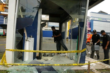 Blarr! Gerai ATM di Makassar Diledakkan Orang Tak Dikenal