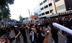 Demonstrasi Garda Nasdem Ricuh