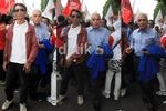 Gaya Pimpinan Parpol Tembus Massa di KPU