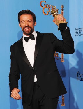 Hugh Jackman Kalahkan Bradley Cooper di Golden Globe Awards 2013
