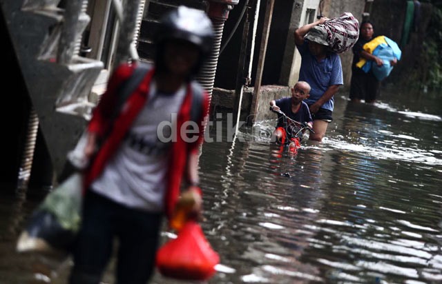 Cawang Pulo Dilanda Banjir